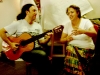 Marsiglia 2009  - esibizione di Luigi Di Pino e Yamila cuntastorie algerina